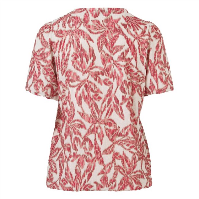 Enjoy blouson v-hals allover print 472826 rood